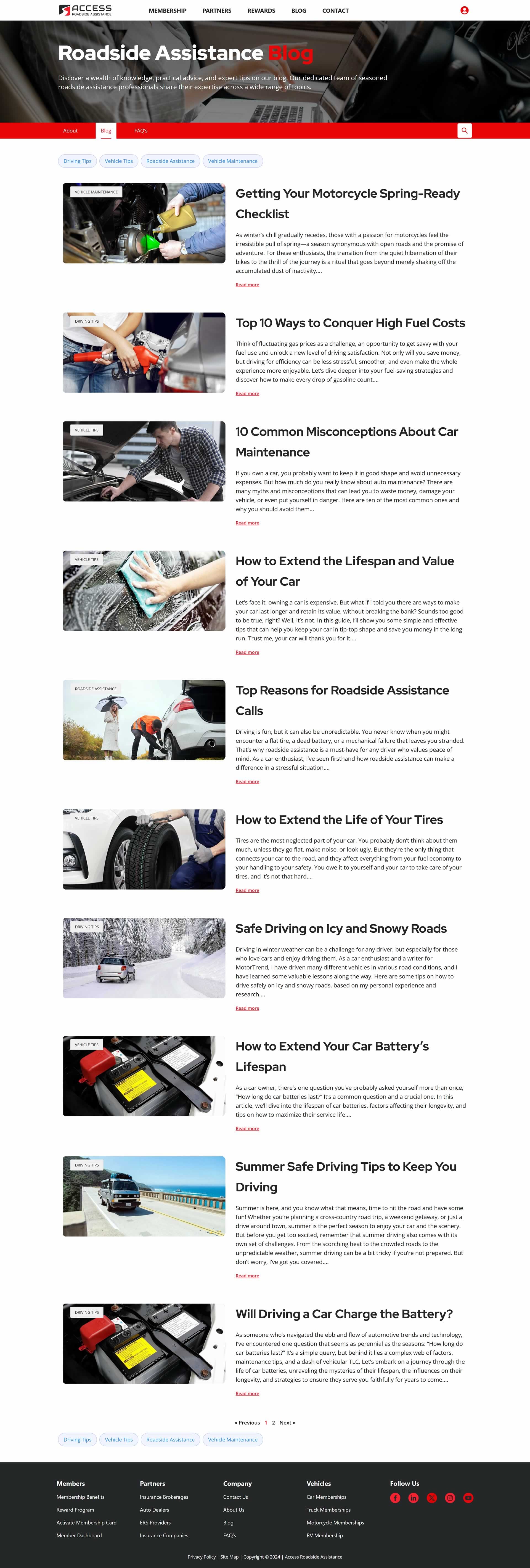 Access Roadside Assistance Blog